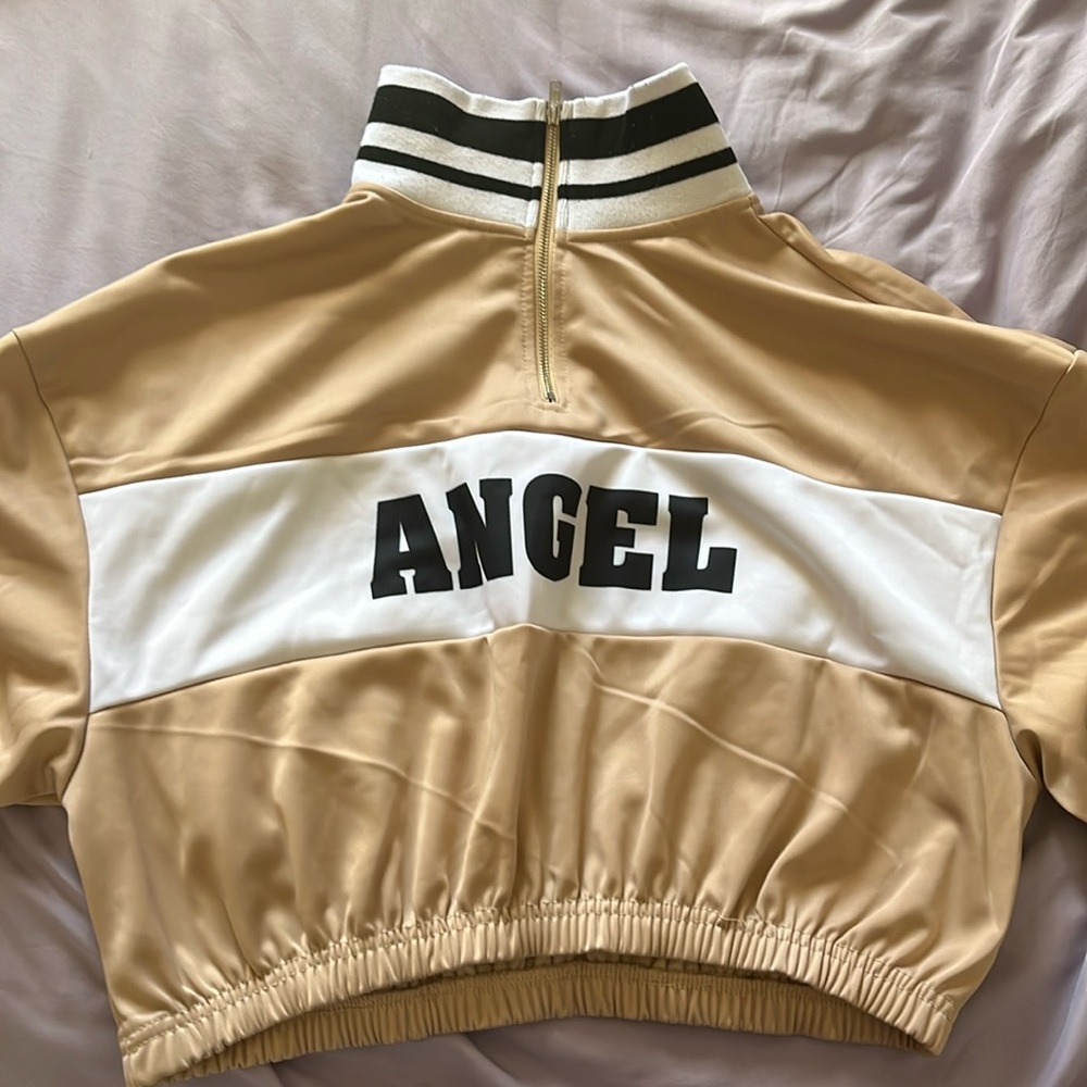Angel shirt, Peachy colored, Medium, Butch and stone